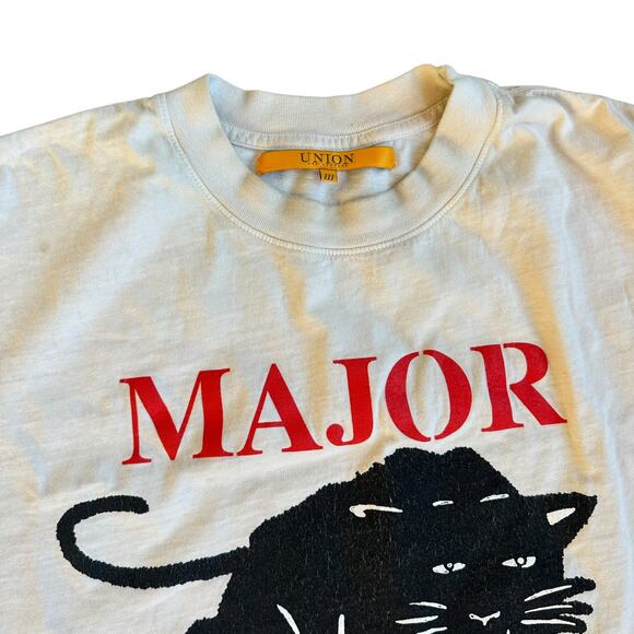 Union Major Threat Black Panther T Shirt Mens Large - Picture 3 of 4